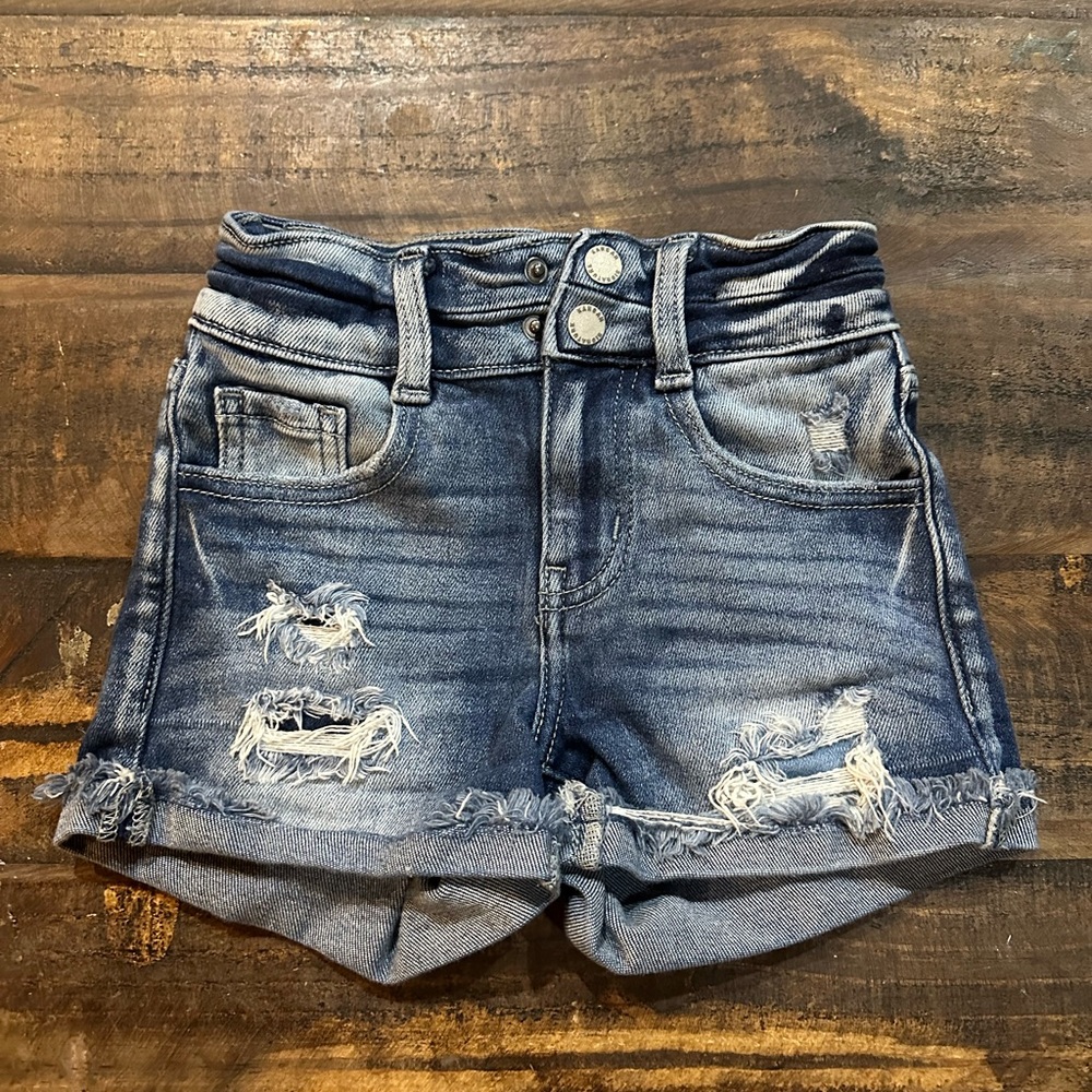 Kancan high rise slim fit sz7 girls shorts